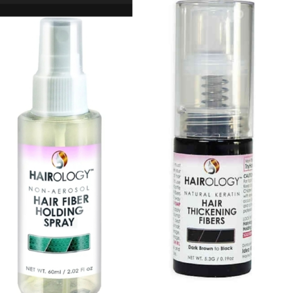 4pc Hairology keratin hair thickening scalp fibers
